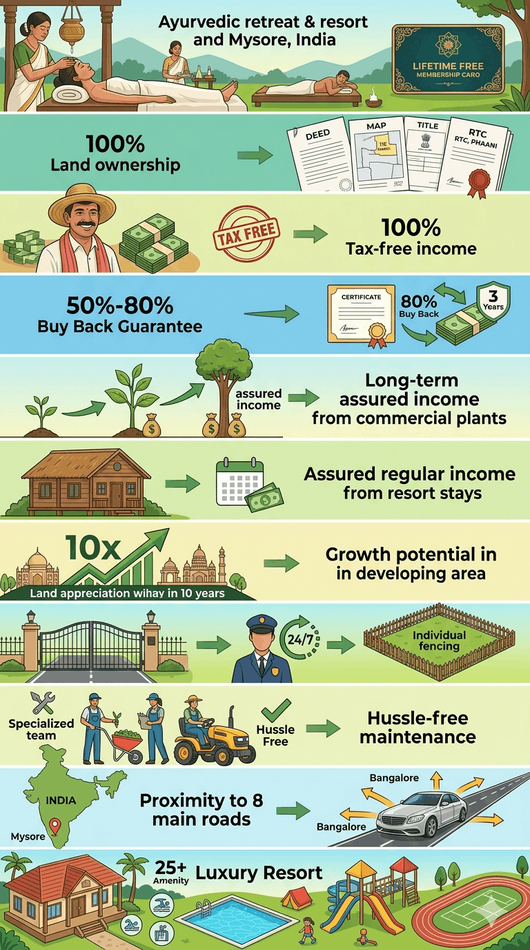 key benefits of managed farmland in mysore